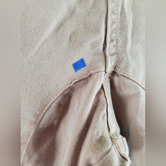 All About Eve Capri Pants Womens 10 Khaki Hi Rise Bareback Stretch (29x24.5) - Picture 4 of 13